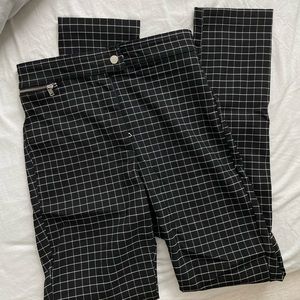 H&M Plaid Trousers
